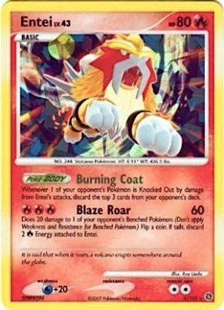 Entei (4/132) (Cracked Ice Holo) [Diamond & Pearl: Secret Wonders]