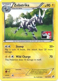 Zebstrika (42/114) (League Promo) [Black & White: Base Set]