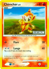 Chimchar (56/100) [Burger King Promos: 2009 Collection]