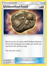 Unidentified Fossil (134/156) [Sun & Moon: Ultra Prism]