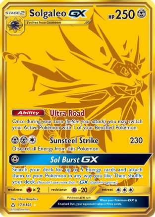 Solgaleo GX (173/156) [Sun & Moon: Ultra Prism]