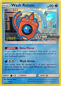 Wash Rotom (SM94) (Staff Prerelease Promo) [Sun & Moon: Black Star Promos]