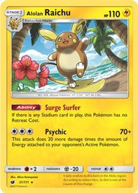 Alolan Raichu (31/111) (Theme Deck Exclusive) [Sun & Moon: Crimson Invasion]