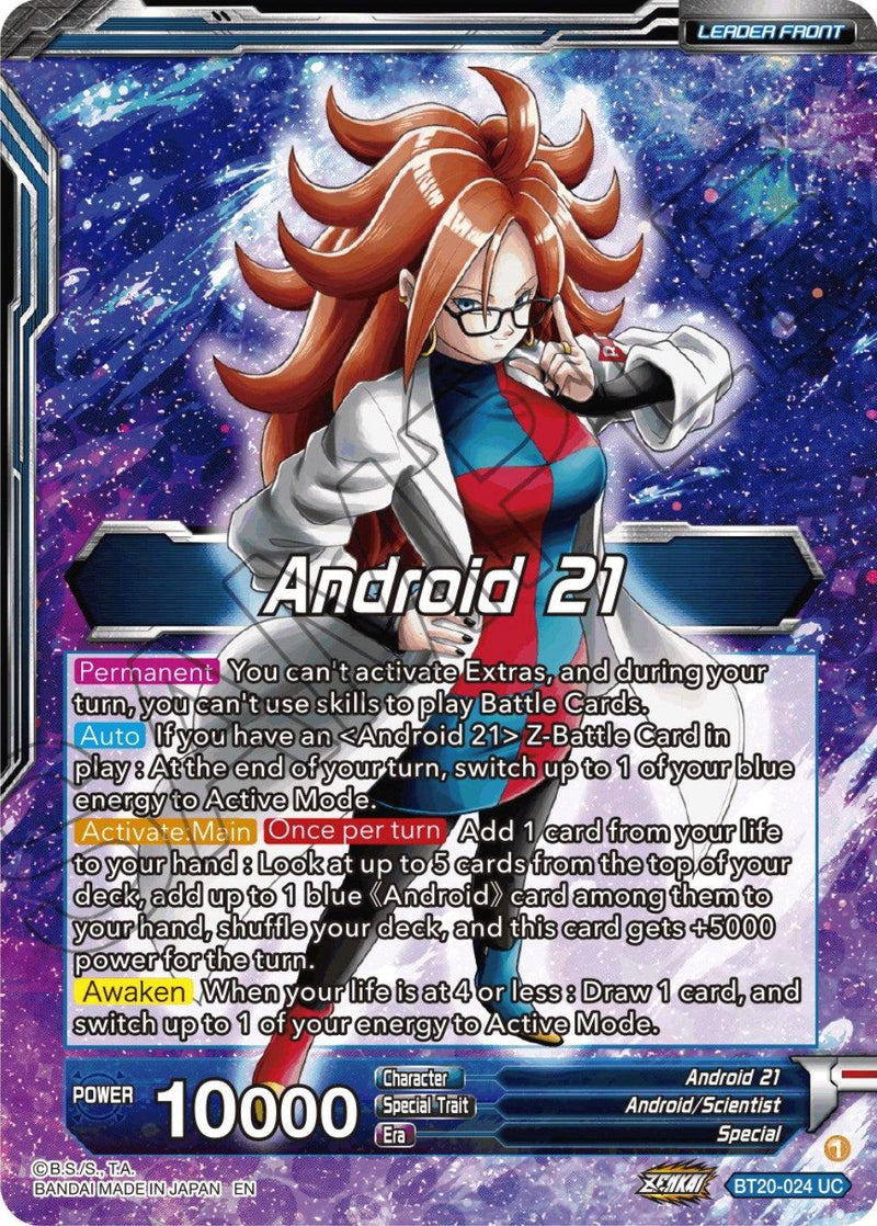 Android 21 // Android 21, the Nature of Evil (BT20-024) [Power Absorbed] - POKÉ JEUX