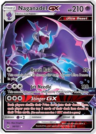 Naganadel GX (56/131) [Sun & Moon: Forbidden Light]