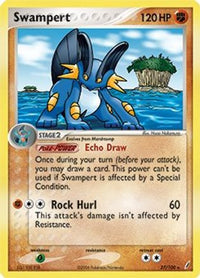 Swampert (27/100) (Theme Deck Exclusive) [EX: Crystal Guardians]