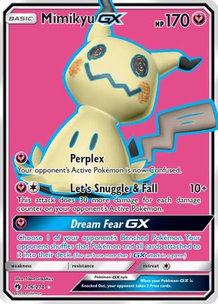 Mimikyu GX (206/214) [Sun & Moon: Lost Thunder]