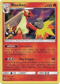 Blaziken (6/70) (Theme Deck Exclusive) [Sun & Moon: Dragon Majesty]