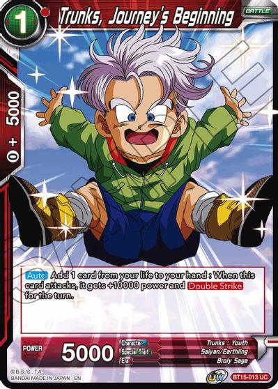 Trunks, Journey's Beginning (BT15-013) [Saiyan Showdown] - POKÉ JEUX