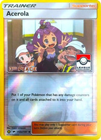 Acerola (112a/147) (League Promo 3rd Place) [Sun & Moon: Burning Shadows]