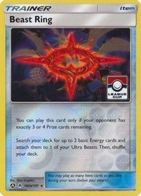 Beast Ring (102a/131) (League Promo) [Sun & Moon: Forbidden Light]