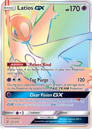 Latios GX (243/236) [Sun & Moon: Unified Minds]