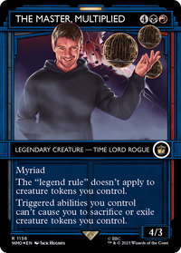 The Master, Multiplied (Showcase) (Surge Foil) [Doctor Who]