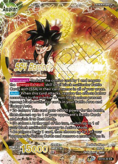 Bardock // SS4 Bardock, Prismatic Striker (EX19-20) [Special Anniversary Set 2021] - POKÉ JEUX