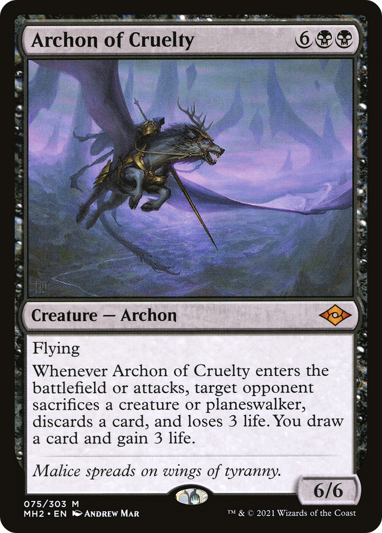 Archon of Cruelty [Modern Horizons 2]