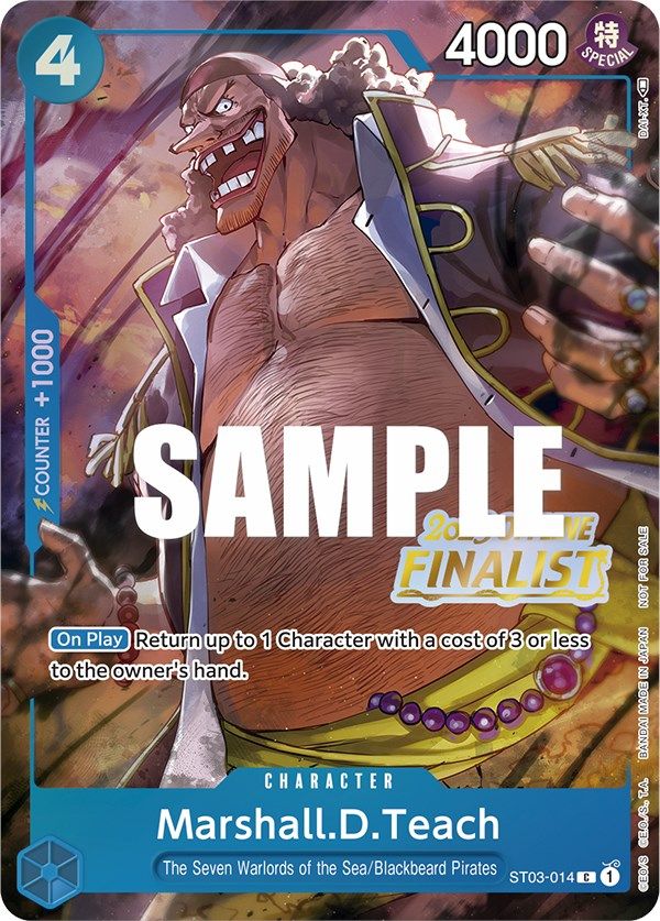 Marshall.D.Teach (Offline Regional 2023) [Finalist] [One Piece Promotion Cards]