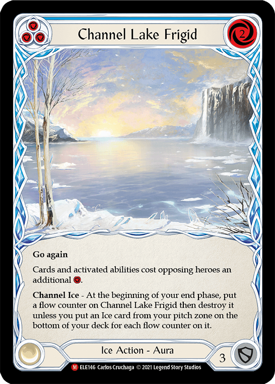 Channel Lake Frigid [ELE146] (Tales of Aria) 1st Edition Rainbow Foil - POKÉ JEUX