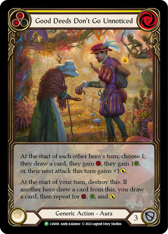 Good Deeds Don't Go Unnoticed [LSS006] (Promo)  Rainbow Foil