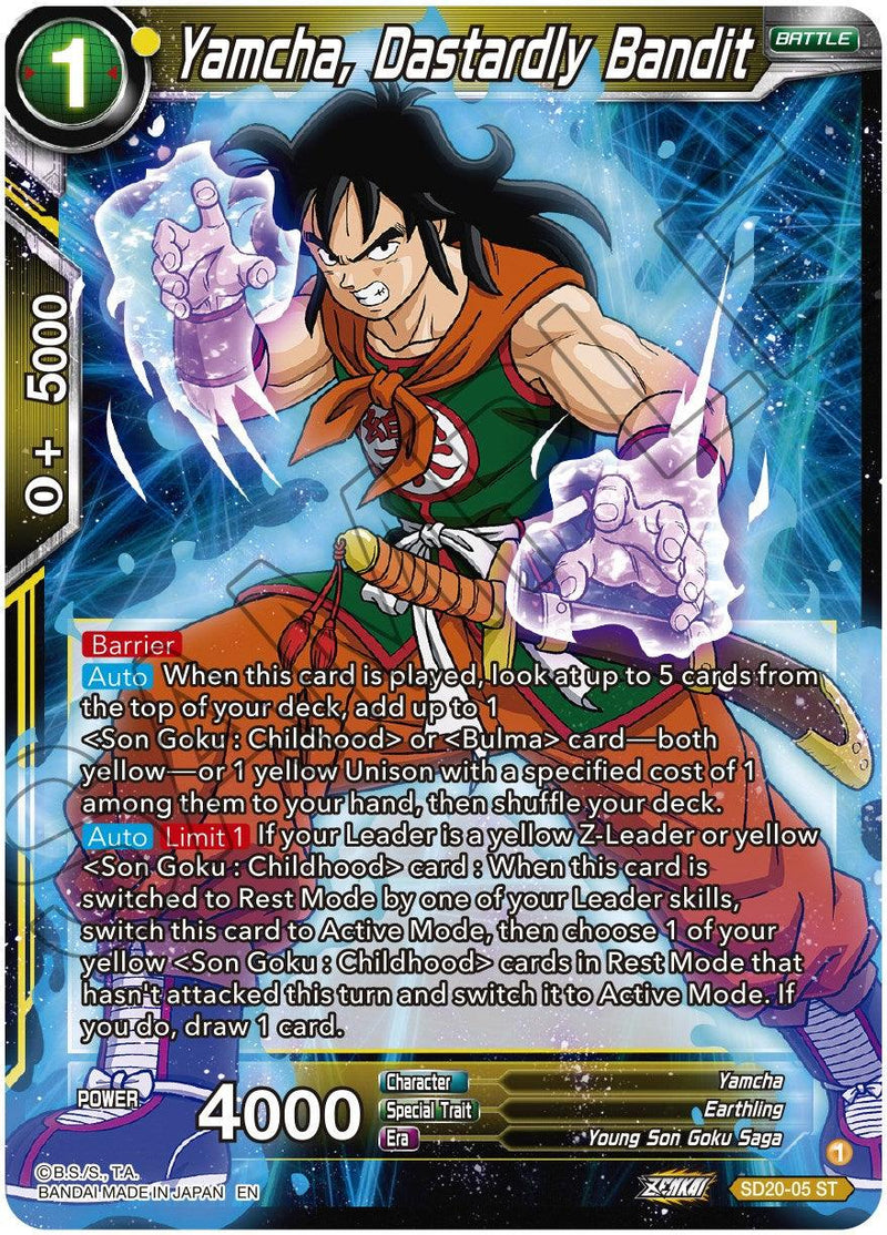 Yamcha, Dastardly Bandit (SD20-05) [Dawn of the Z-Legends] - POKÉ JEUX