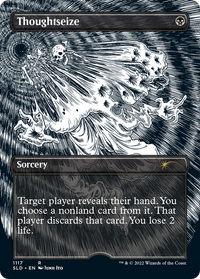 Thoughtseize (Japanese Borderless) [Secret Lair Drop Series]