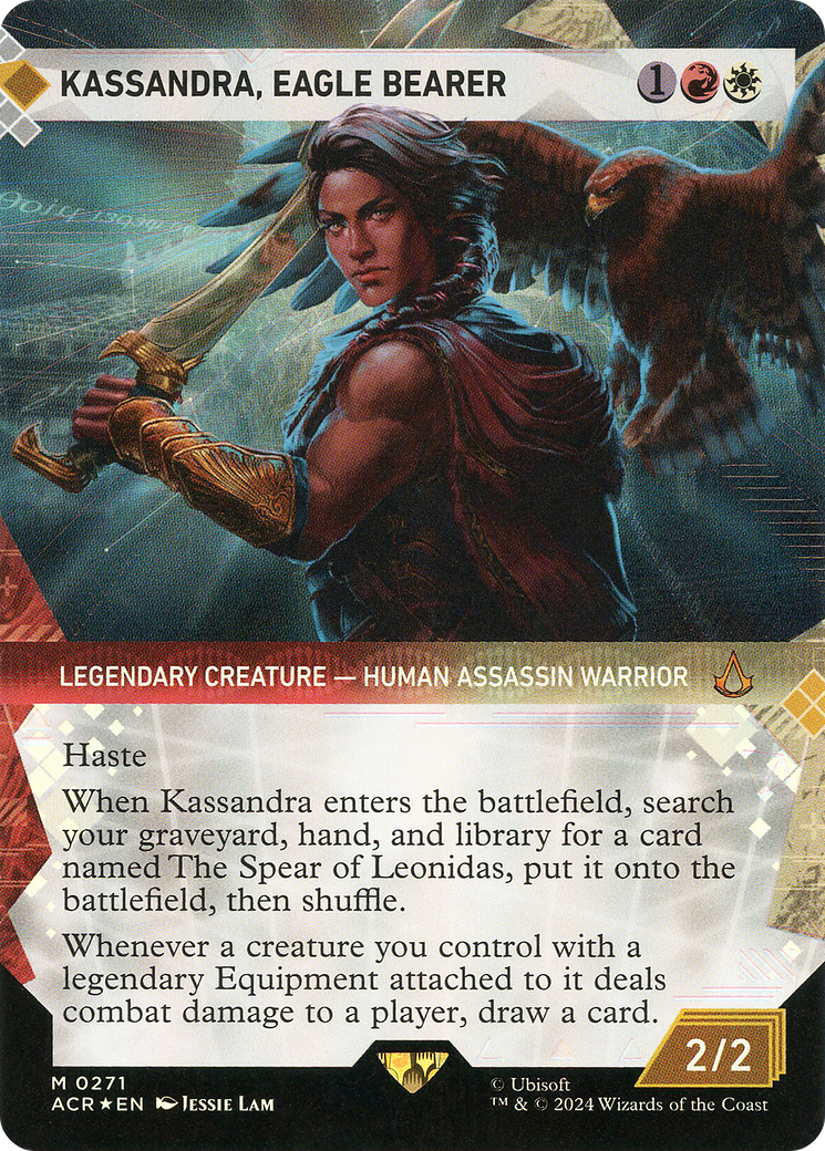 Kassandra, Eagle Bearer (Showcase) (Textured Foil) [Assassin's Creed]