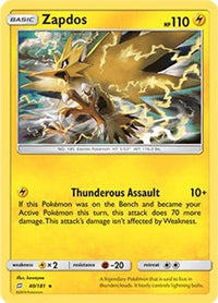 Zapdos (40/181) (Theme Deck Exclusive) [Sun & Moon: Team Up]