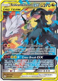 Reshiram & Zekrom GX (157/236) [Sun & Moon: Cosmic Eclipse]