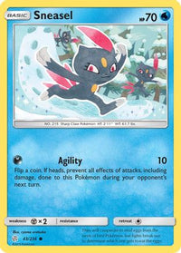 Sneasel (43/236) [Sun & Moon: Cosmic Eclipse]