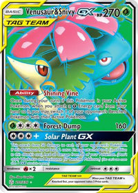 Venusaur & Snivy GX (210/236) [Sun & Moon: Cosmic Eclipse]