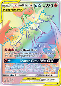 Charizard & Braixen GX (251/236) [Sun & Moon: Cosmic Eclipse]