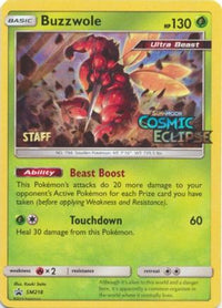 Buzzwole (SM218) (Staff Prerelease Promo) [Sun & Moon: Black Star Promos]