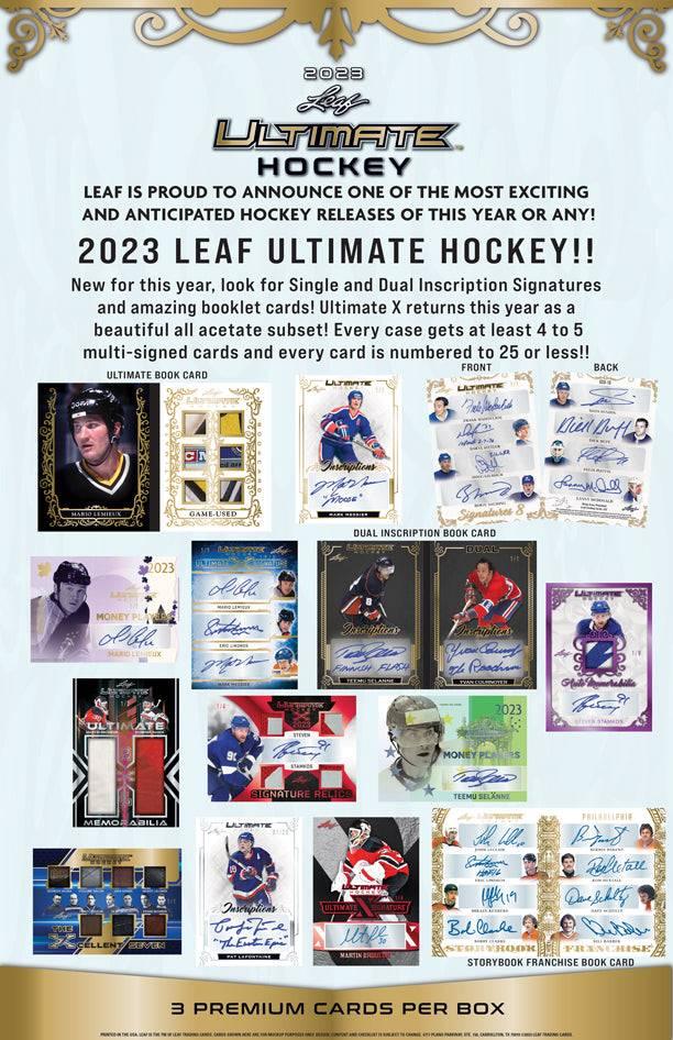 2023 Leaf Hockey Ultimate Hobby Box