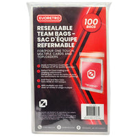 TEAM BAGS RESEALABLE (100 PACK) - EVORETRO