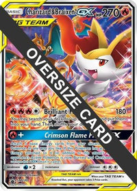 Charizard & Braixen GX (SM230) (Jumbo Card) [Sun & Moon: Black Star Promos]