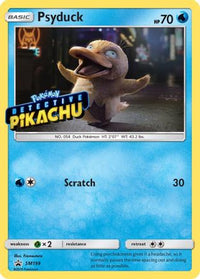 Psyduck Detective (SM199) (Pikachu Stamped) [Sun & Moon: Black Star Promos]