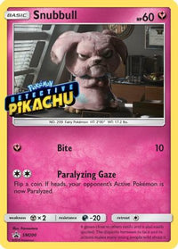 Snubbull Detective (SM200) (Pikachu Stamped) [Sun & Moon: Black Star Promos]