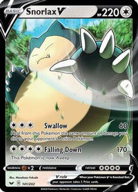 Snorlax V (141/202) [Sword & Shield: Base Set]