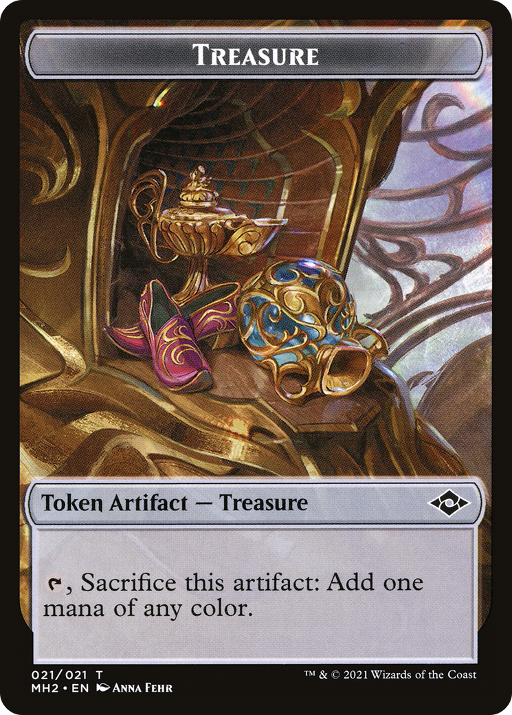 Treasure // Daretti Emblem Double-Sided Token [Secret Lair Drop Series]