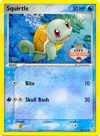 Squirtle (63/100) (City Championship Promo) [EX: Crystal Guardians]