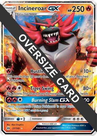 Incineroar GX (27/149) (Jumbo Card) [Sun & Moon: Base Set]