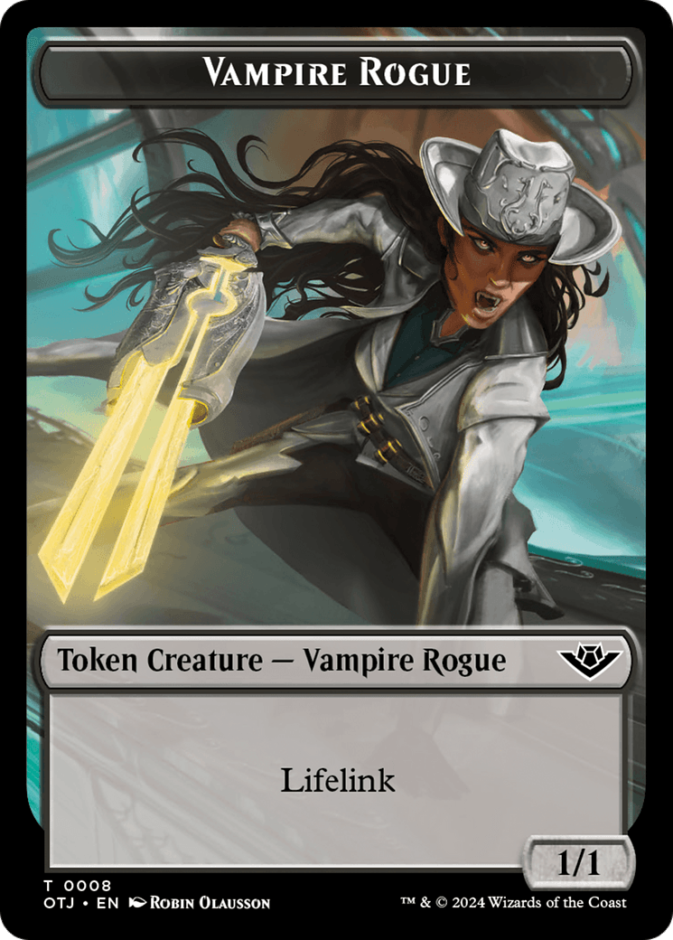 Vampire Rogue Token [Outlaws of Thunder Junction Tokens] - POKÉ JEUX