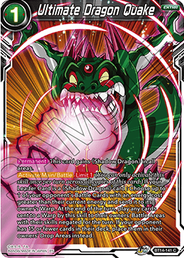 Ultimate Dragon Quake (BT14-141) [Cross Spirits] - POKÉ JEUX