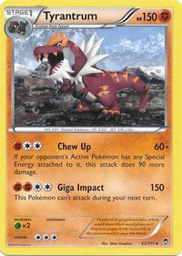 Tyrantrum (62/111) (Cosmos Holo) [XY: Furious Fists]