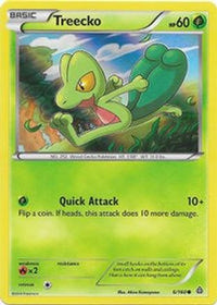 Treecko (6/160) (Sheen Holo) [XY: Primal Clash]