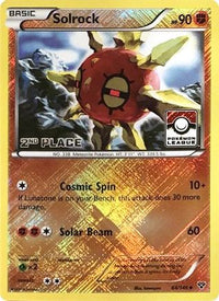 Solrock (64/146) (2nd Place League Challenge Promo) [XY: Base Set]