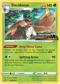 Decidueye (SWSH035) (Prerelease Promo) [Sword & Shield: Black Star Promos]