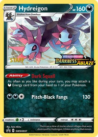 Hydreigon (SWSH037) (Staff Prerelease Promo) [Sword & Shield: Black Star Promos]