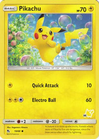 Pikachu (19/68) (Pikachu Stamp #55) [Battle Academy 2020]