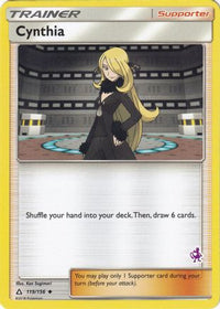 Cynthia (119/156) (Mewtwo Deck) [Battle Academy 2020]