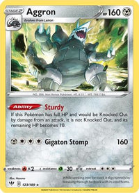 Aggron (123/189) [Sword & Shield: Darkness Ablaze]